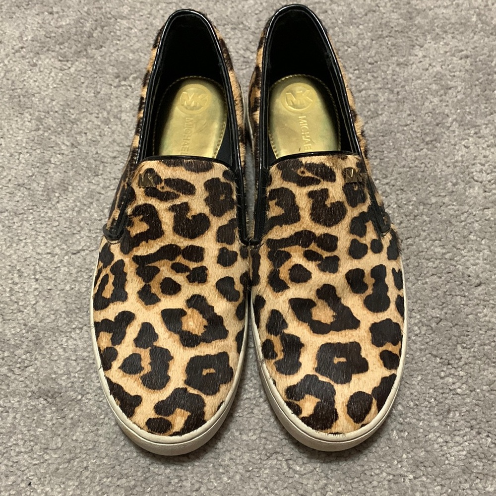 MK leopard sneaker